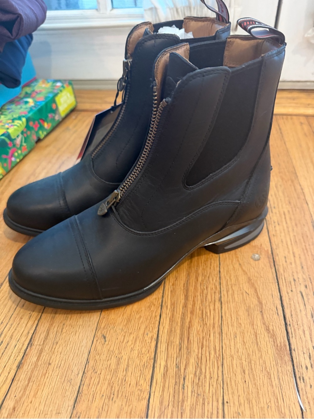 Ariat Devon Nitro Paddock Boots Mens 9 Black NEW with Tags